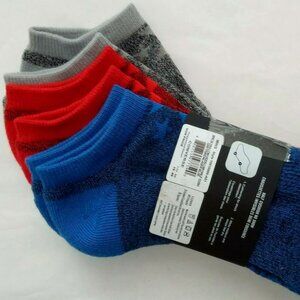 Converse Men's 3 Pair Half Cushion No Show Socks Size L 6-12  NWT